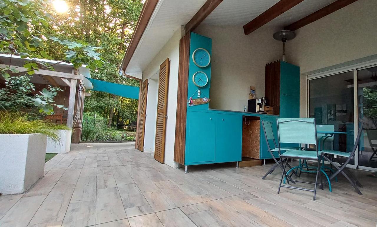 Chambre Chez L'Habitant Avec Spa Et Petit-Dejeuner En Lisiere De Foret Le Teich Luaran gambar