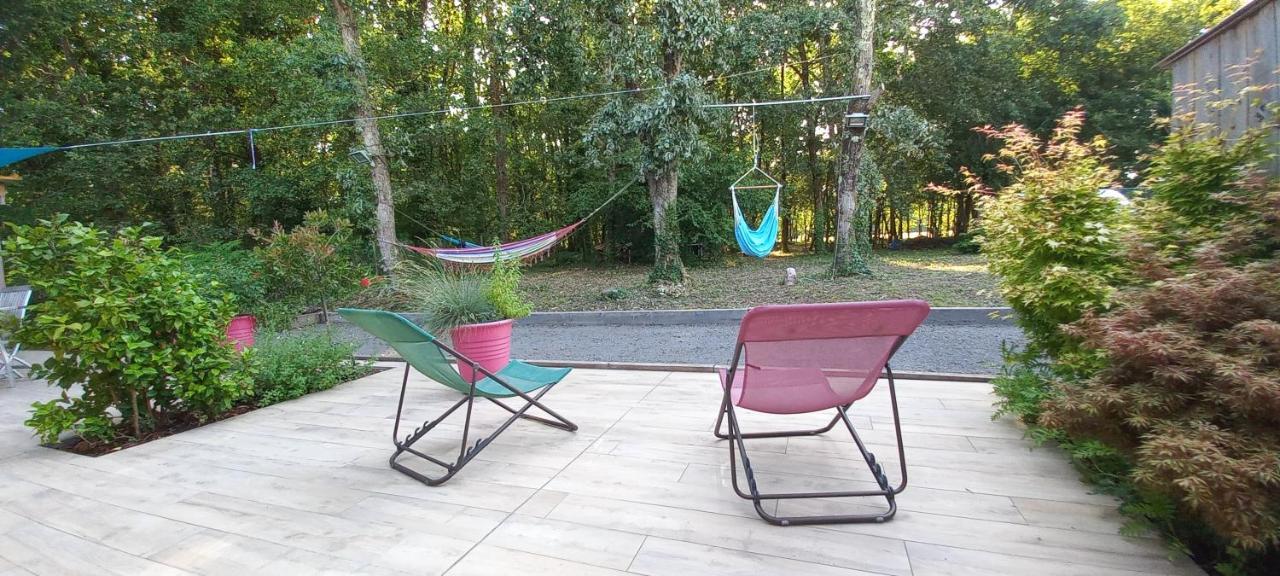 Chambre Chez L'Habitant Avec Spa Et Petit-Dejeuner En Lisiere De Foret Le Teich Luaran gambar