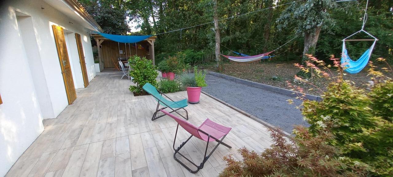 Chambre Chez L'Habitant Avec Spa Et Petit-Dejeuner En Lisiere De Foret Le Teich Luaran gambar